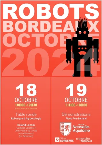 Rencontre "Robots Bordeaux 2024" Du 4 au 26 oct 2024