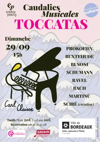 Caudalies Musicales - Toccatas Le 29 sept 2024