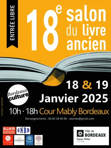 18ème Salon du Livre ancien Du 18 au 19 janv 2025