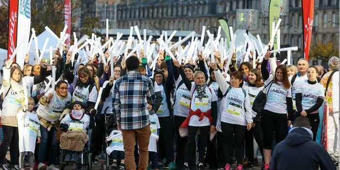 La course des Lumières à Bordeaux