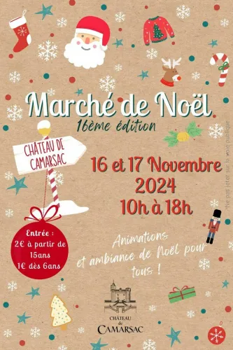 Marché de Noël au château de Camarsac