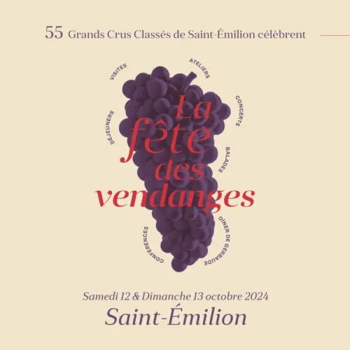 La Fête des Vendanges des Grands Crus de Saint-Emilion Du 12 au 13 oct 2024