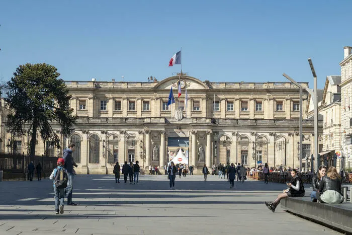 Chantier de restauration de la porte de l